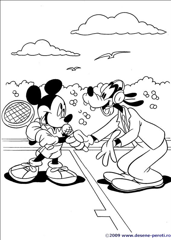 goofy desene colorat